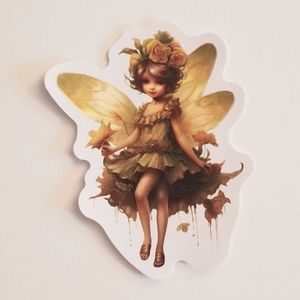 10/$10 Fairy With Flower Crown Sticker